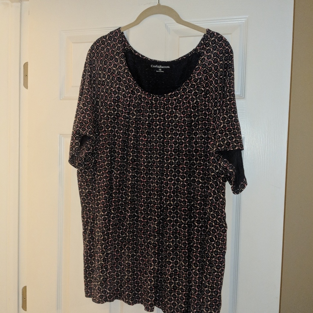 Women's Plus Size Croft & Barrow top size 3X